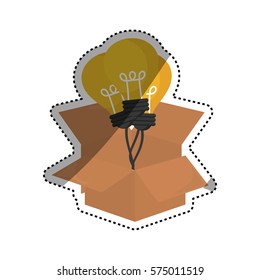Bulb light energy icon vector illustration graphic design