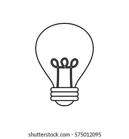 Bulb light energy icon vector illustration graphic design