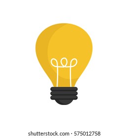 Bulb light energy icon vector illustration graphic design
