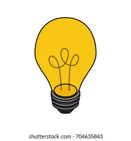 Bulb light energy icon vector illustration graphic design