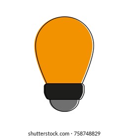 Bulb light energy icon vector illustration graphic design