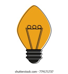 Bulb light energy icon vector illustration graphic design