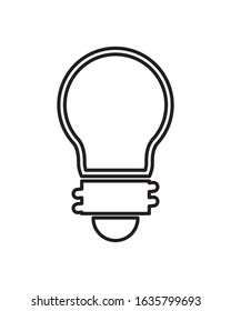 bulb light energy isolated icon vector illustration design