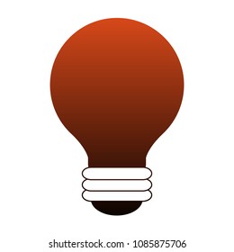 Bulb light energy orange lines