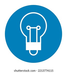 bulb light energy power icon