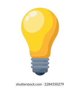 bulb light energy power icon