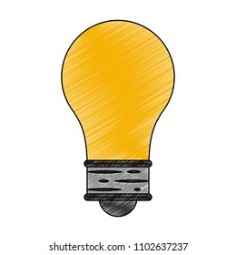 Bulb light energy scribble