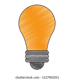Bulb light energy scribble