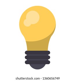 Bulb light energy symbol