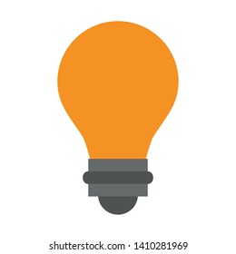 Bulb light energy symbol isolated vector illustration graphic design