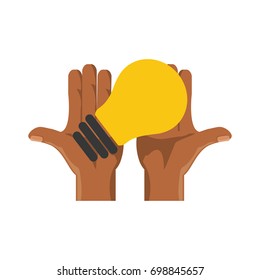 Bulb light energy vector illustration graphic design