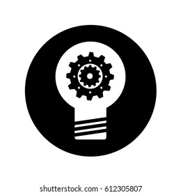 bulb light with gear