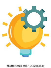 Glühlampe und Gangrad