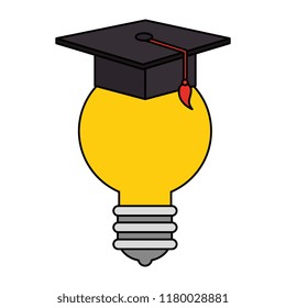 bulb light with hat graduation