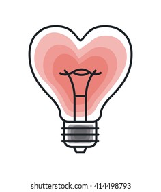 bulb light icon design 