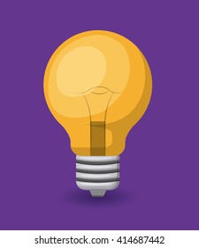 bulb light icon design 