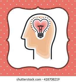 bulb light icon design 