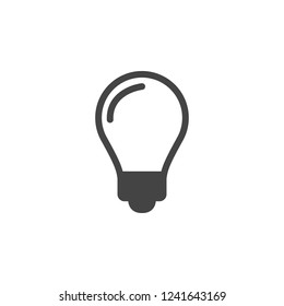 bulb, light icon. Element of business plannin icon. Glyph icon for website design and development, app development. Premium icon