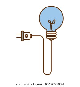 bulb light idea with energy plug