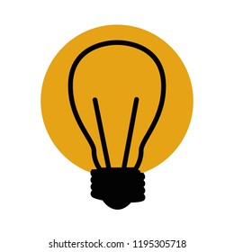 bulb light idea icon