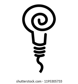 bulb light idea icon