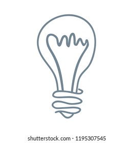 bulb light idea icon