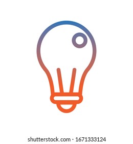 bulb light idea isolated icon vector illustration design