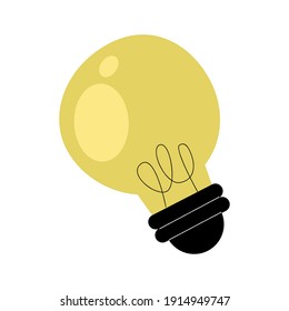 bulb light idea isolated icon vector illustration design