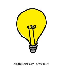 bulb light idea isolated icon vector illustration design
