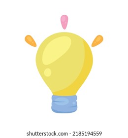 icono de reflexión de idea de luz bombilla