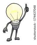 Bulb light idea vector illustration 