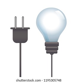 bulb light idea with wire