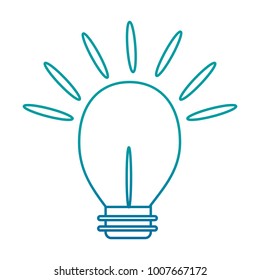 bulb light isolated icon