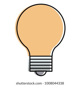 bulb light isolated icon