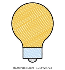 bulb light isolated icon