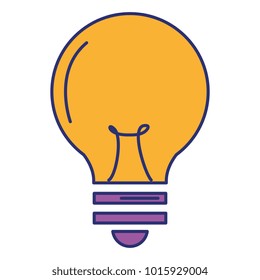 bulb light isolated icon