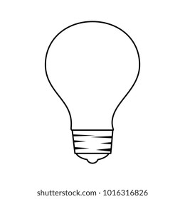 bulb light isolated icon