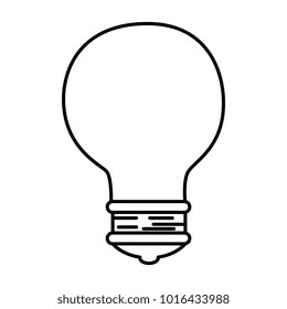 bulb light isolated icon