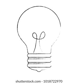 bulb light isolated icon