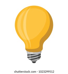 bulb light isolated icon