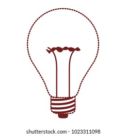 bulb light isolated icon