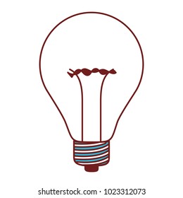 bulb light isolated icon