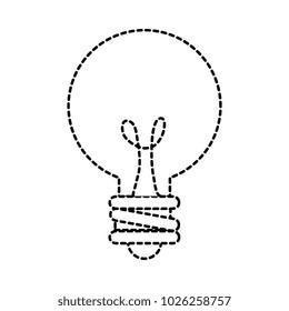 bulb light isolated icon