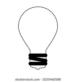 bulb light isolated icon