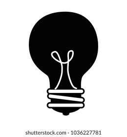 bulb light isolated icon