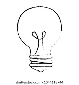 bulb light isolated icon