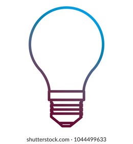 bulb light isolated icon