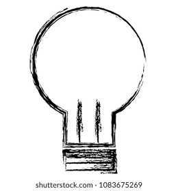bulb light isolated icon
