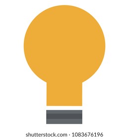 bulb light isolated icon