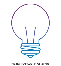 bulb light isolated icon